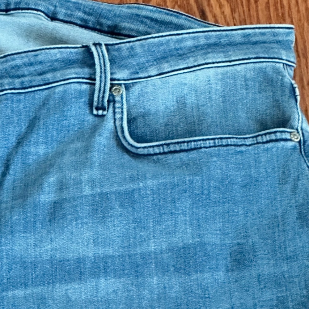 NYDJ Curve 360 Straight Ankle Slit Cropped Jeans Women's Size 24 - Picture 6 of 11